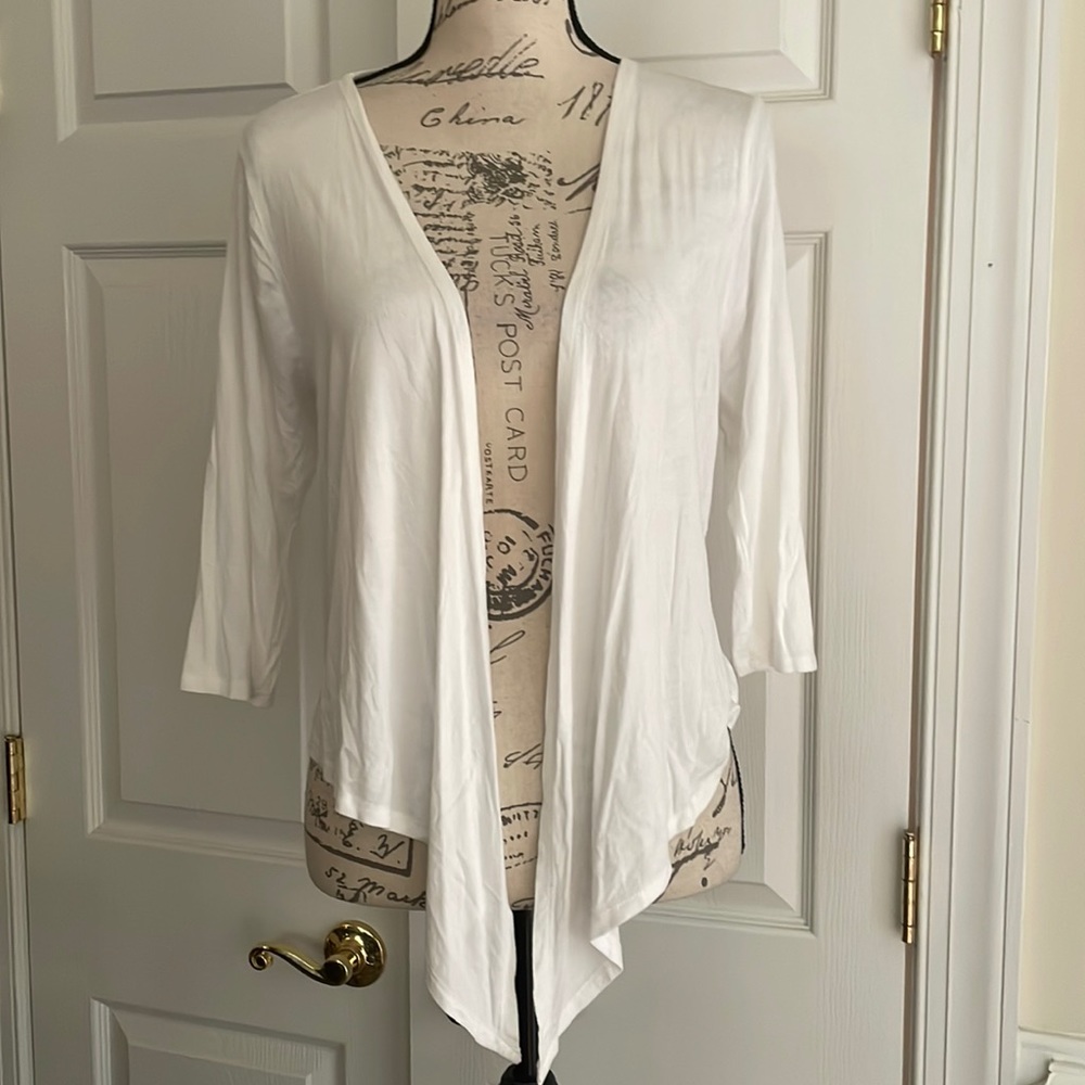 August silk cardigan
